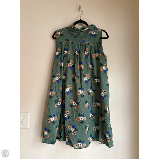 Dress Casual Midi By Lands End In Green, Size: S