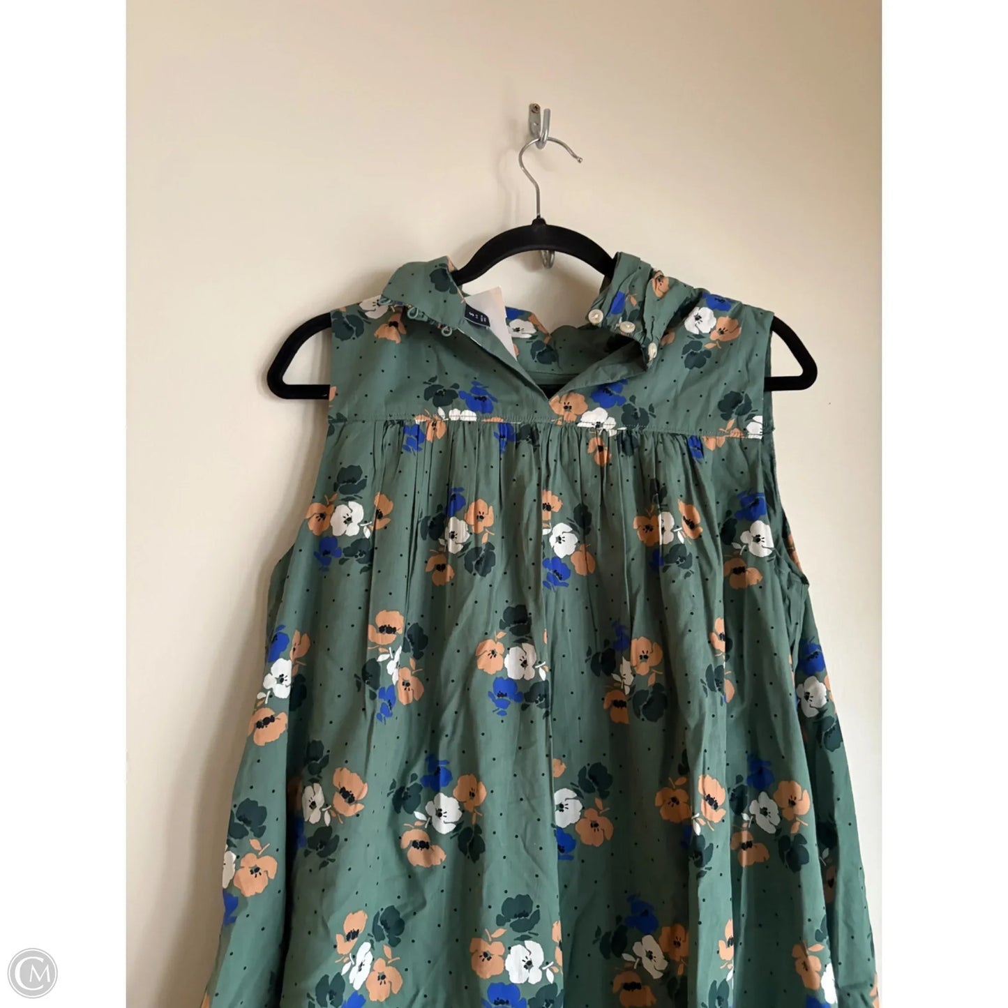 Dress Casual Midi By Lands End In Green, Size: S