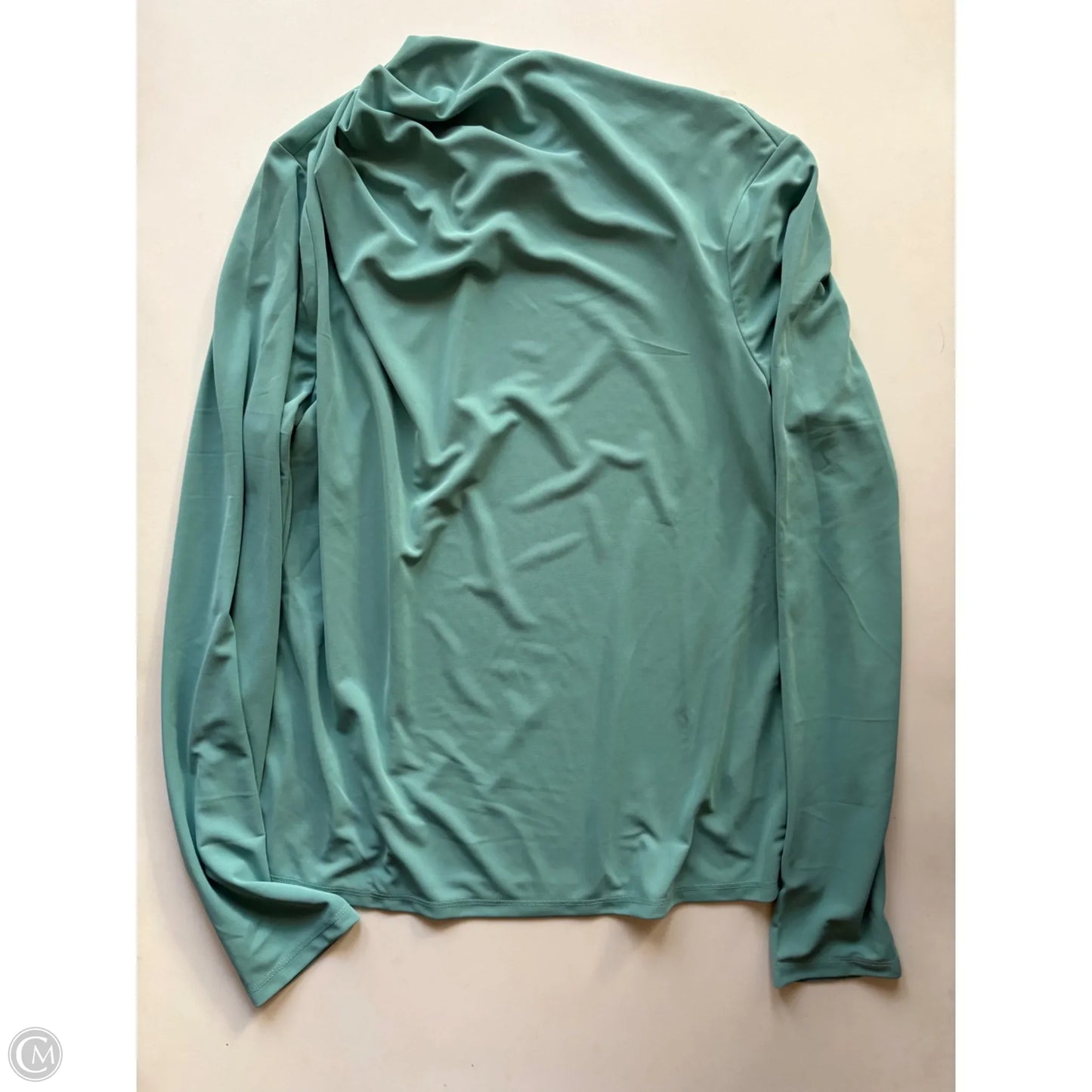 Blouse Long Sleeve By Worthington In Green, Size: S
