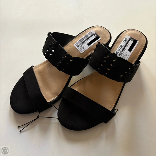 Sandals Heels Block By Torrid In Black, Size: 10