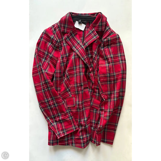 Blazer By Lane Bryant In Plaid Pattern, Size: 1x