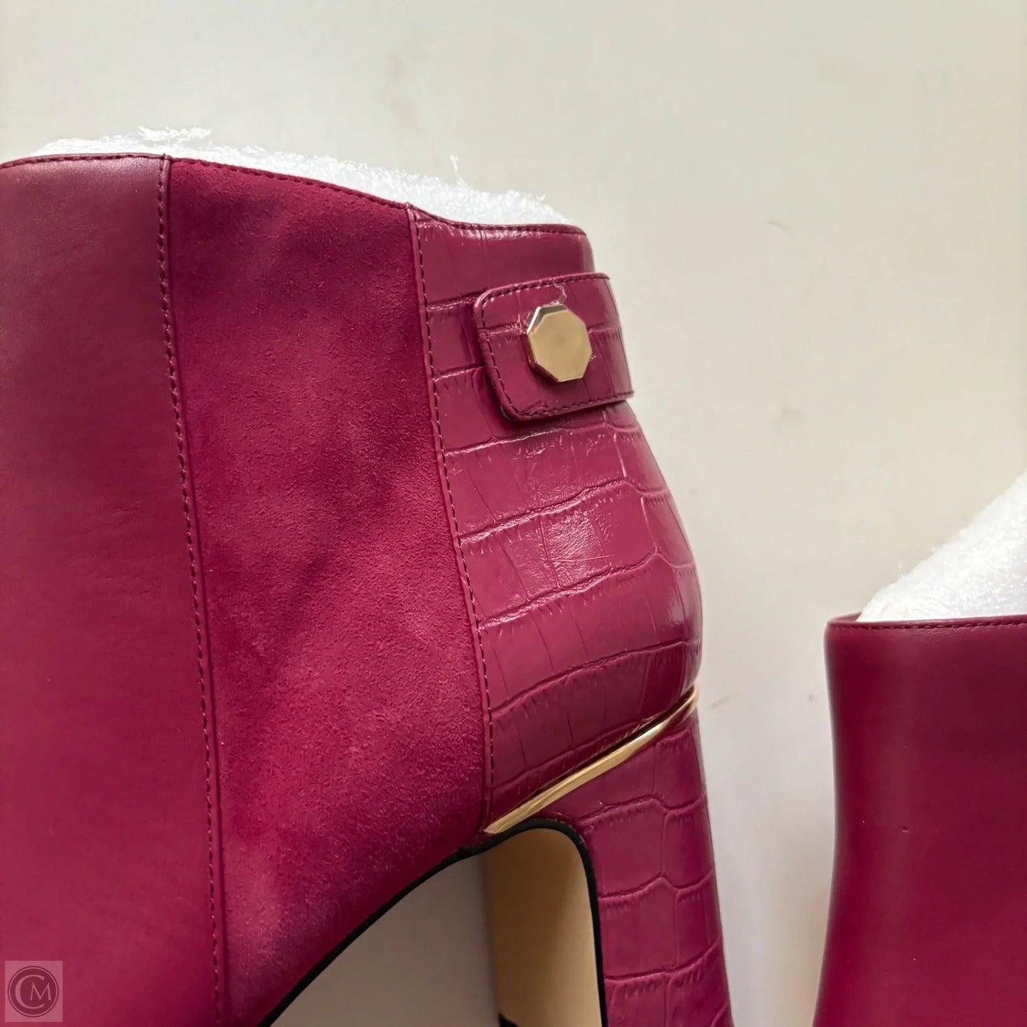 Boots Ankle Heels By White House Black Market In Pink, Size: 10