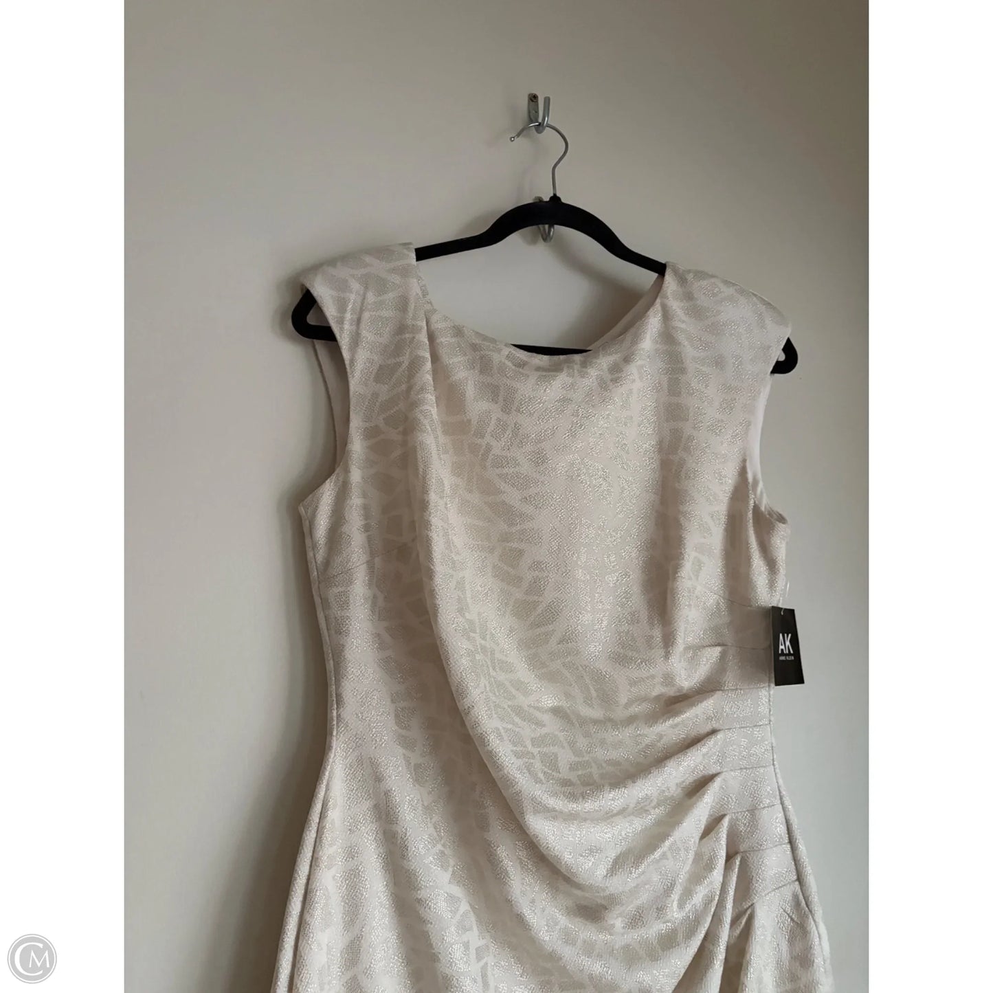 Dress Party Short By Anne Klein In Gold, Size: L