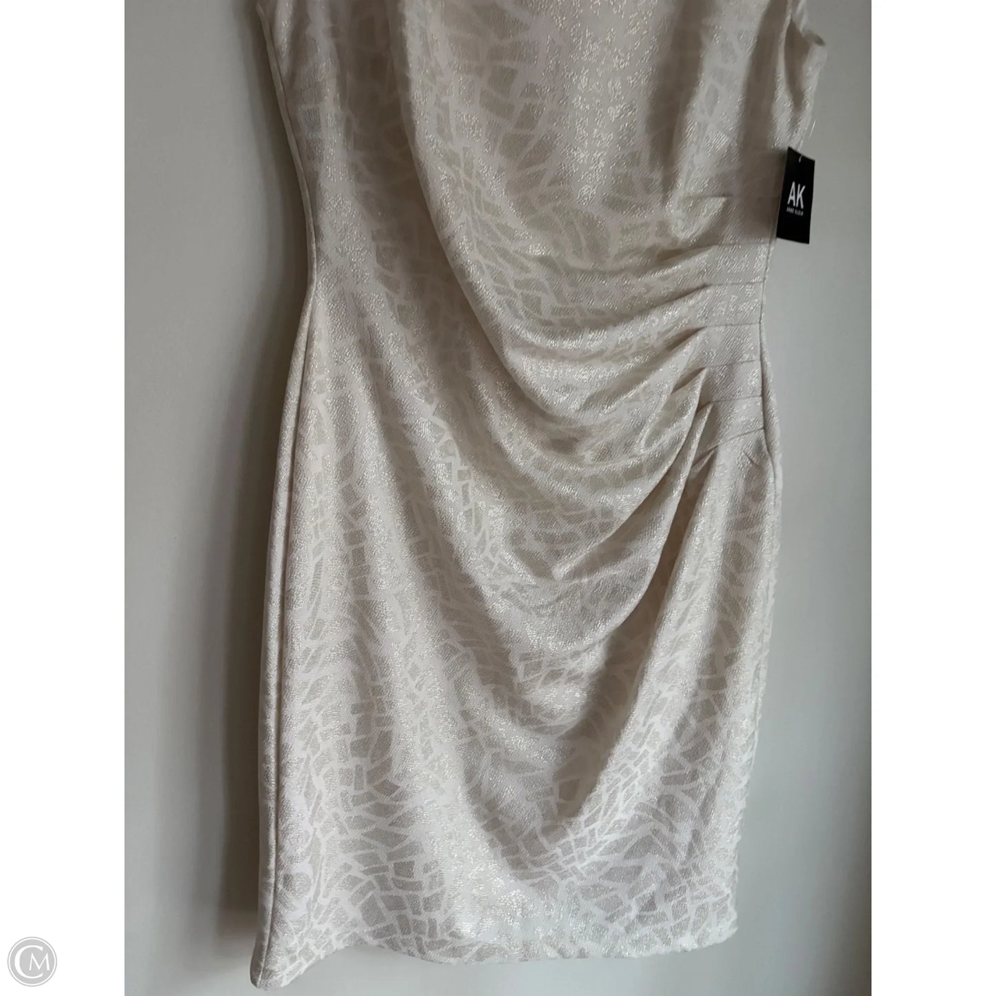 Dress Party Short By Anne Klein In Gold, Size: L