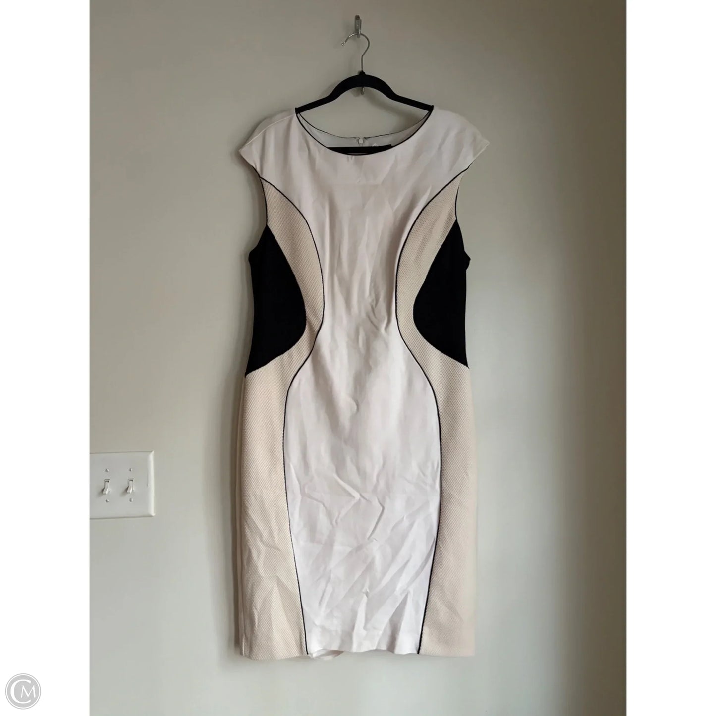 Dress Work By Ann Taylor In Cream, Size: L