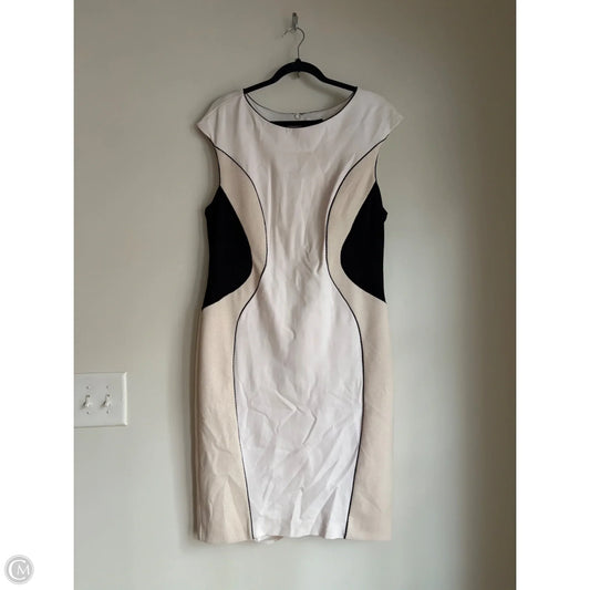 Dress Work By Ann Taylor In Cream, Size: L