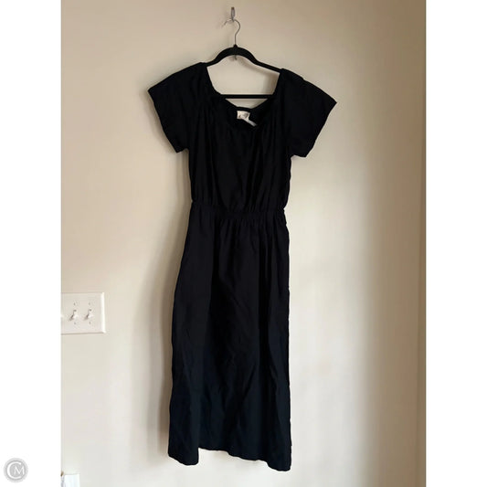 Dress Casual Midi By Universal Thread In Black, Size: M