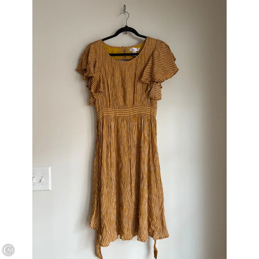 Dress Casual Midi By Band Of Gypsies In Striped Pattern, Size: S