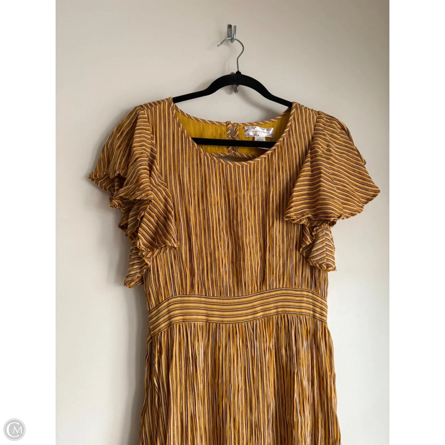 Dress Casual Midi By Band Of Gypsies In Striped Pattern, Size: S