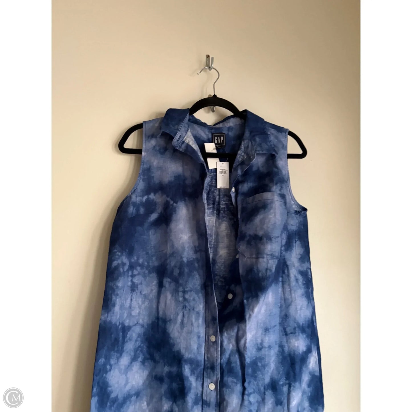 Dress Casual Maxi By Gap In Blue, Size: S