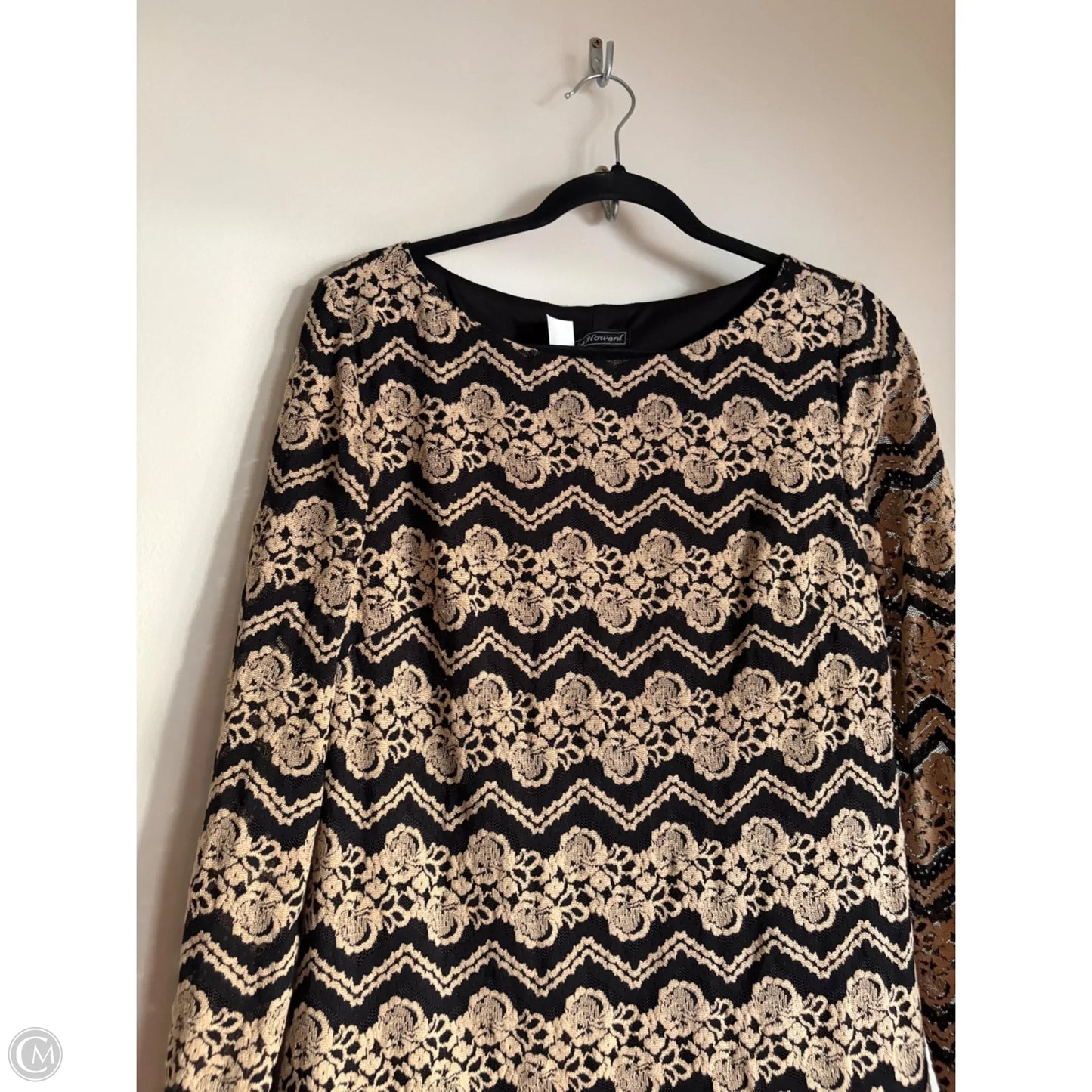 Dress Work By Jessica Howard In Black & Brown, Size: L
