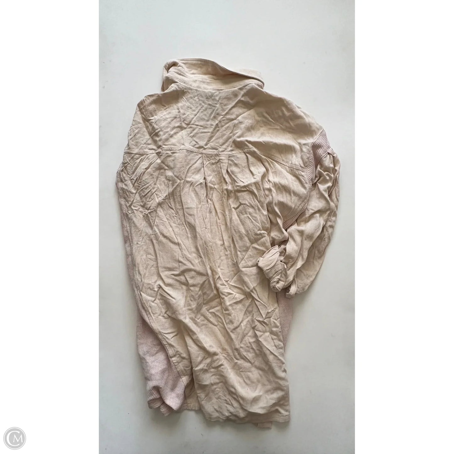 Top Long Sleeve By Mittoshop In Cream, Size: S