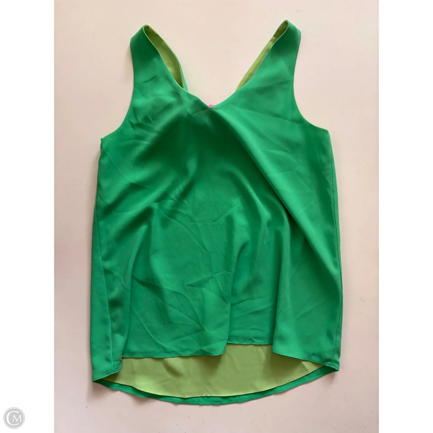 Tank Top Designer By Lilly Pulitzer In Green, Size: Xs