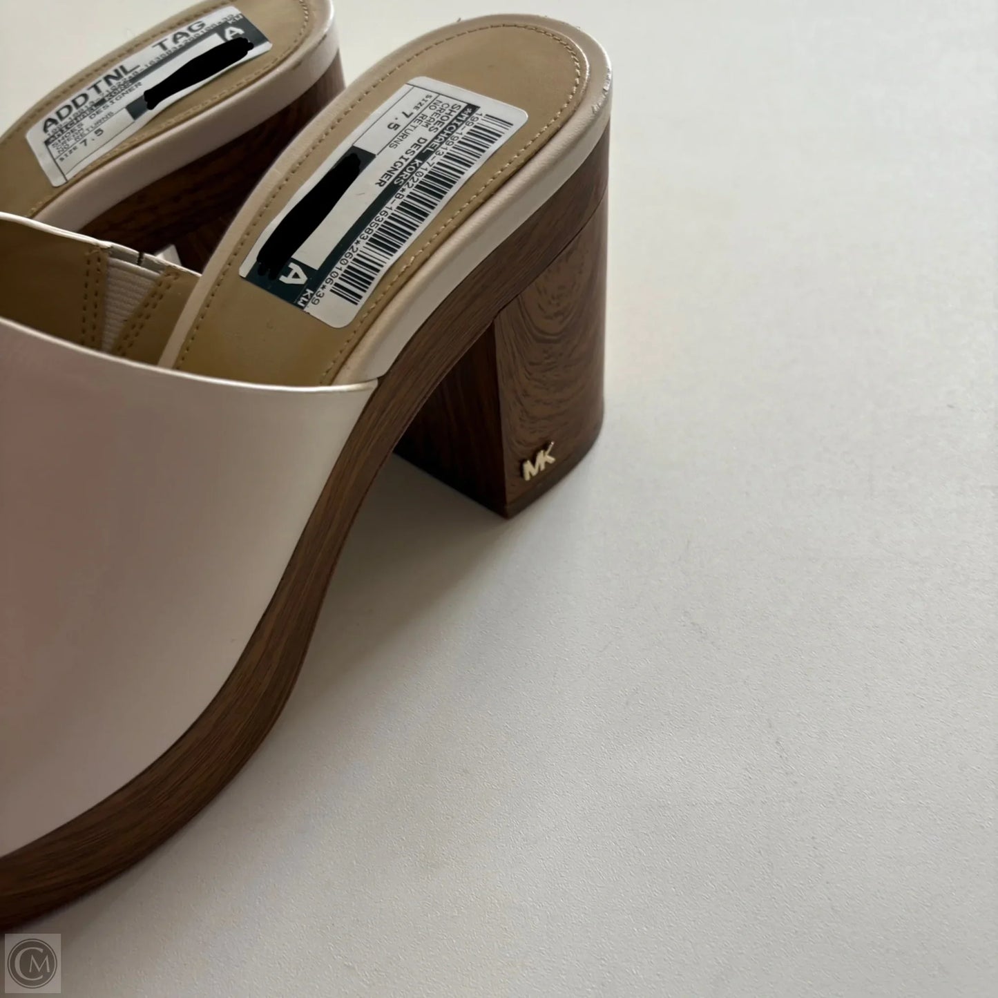 Shoes Designer By Michael Kors In Cream, Size: 7.5