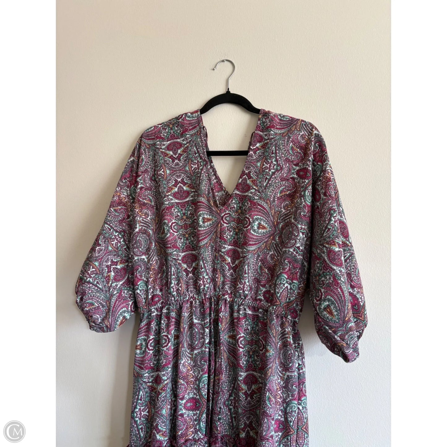 Dress Casual Maxi By Cato In Paisley Print, Size: L