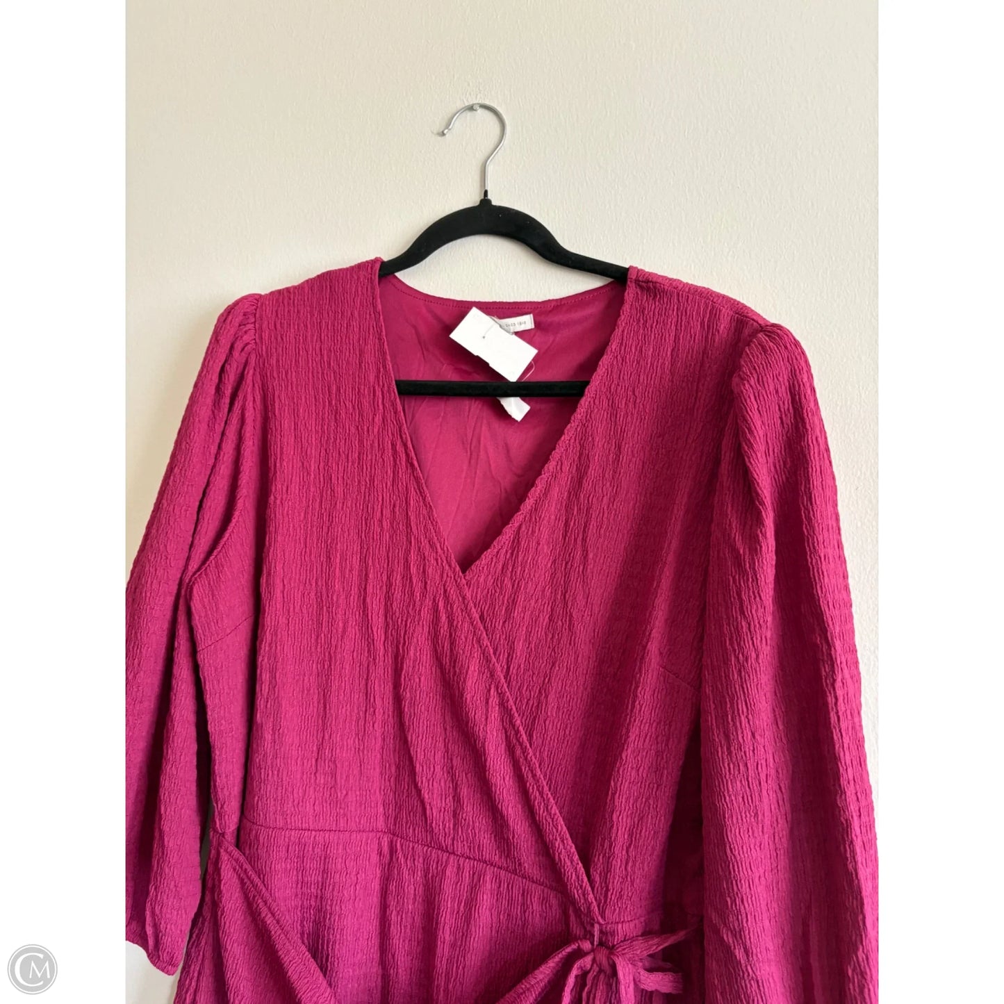 Dress Casual Midi By Cato In Pink, Size: Xl