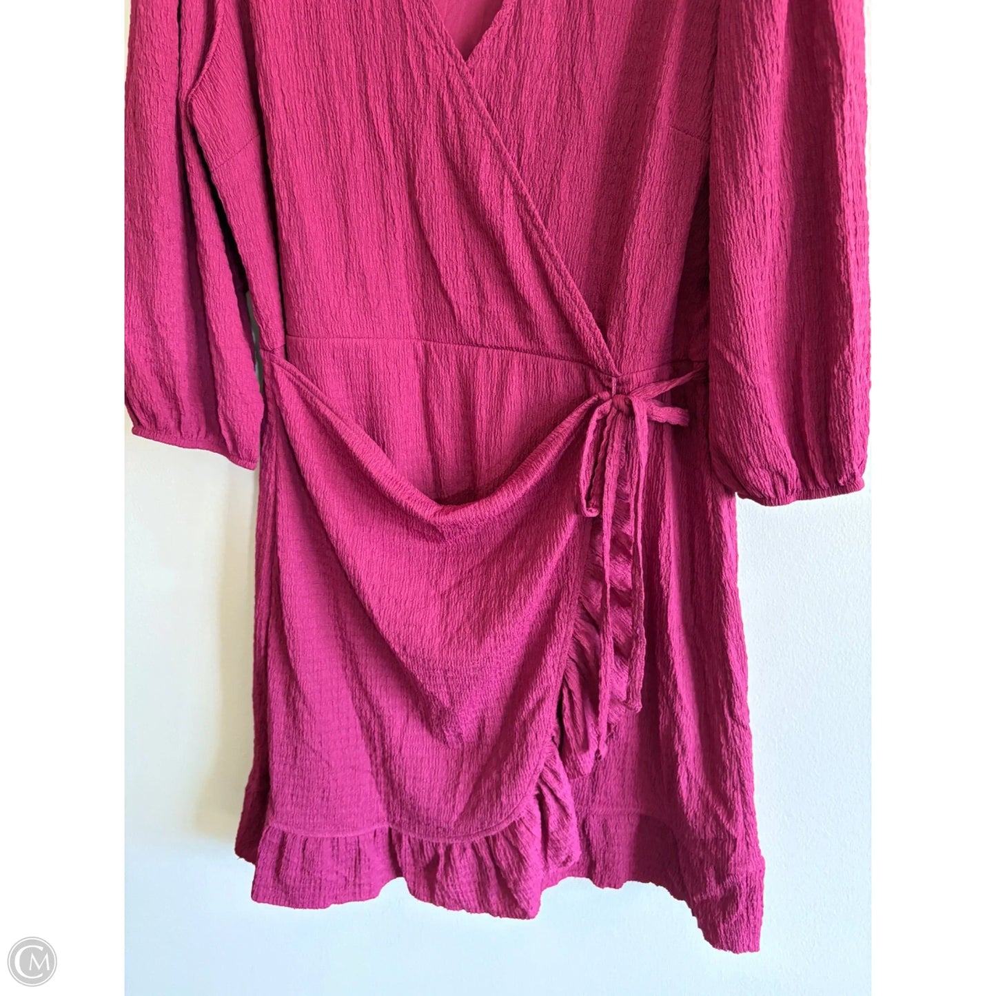 Dress Casual Midi By Cato In Pink, Size: Xl