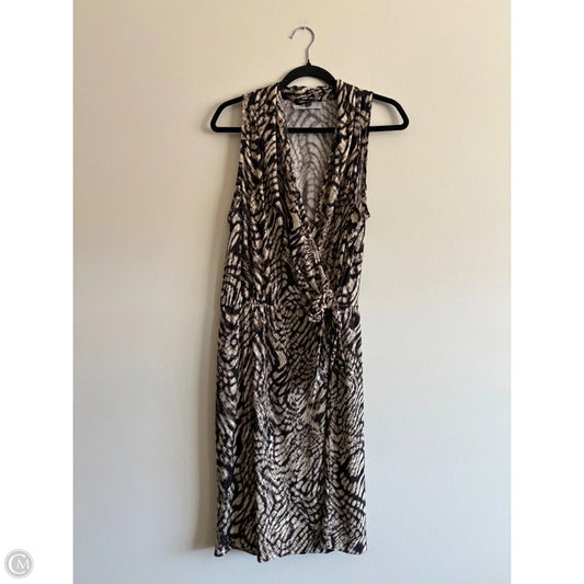 Dress Casual Midi By Jones New York In Brown, Size: L