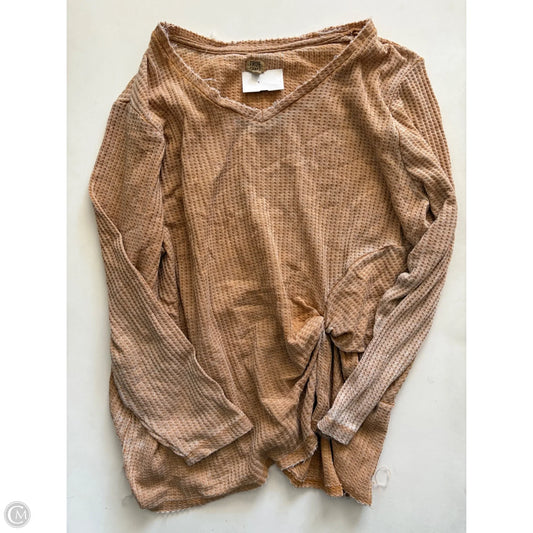 Top Long Sleeve By True Craft In Yellow, Size: 2x