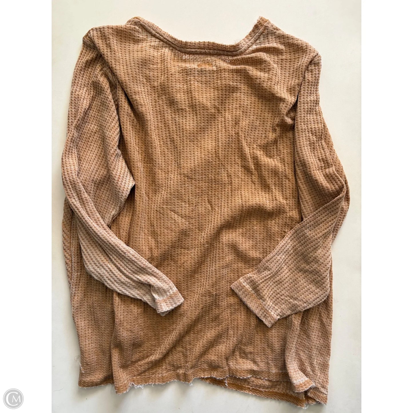 Top Long Sleeve By True Craft In Yellow, Size: 2x