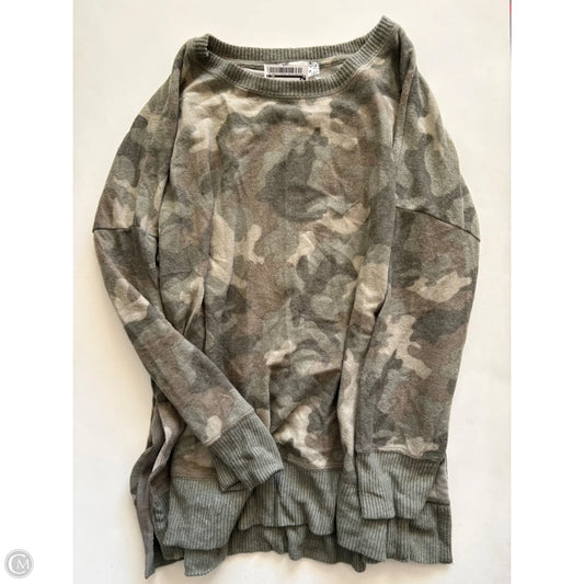 Top Long Sleeve By Moonlance In Camouflage Print, Size: 2x