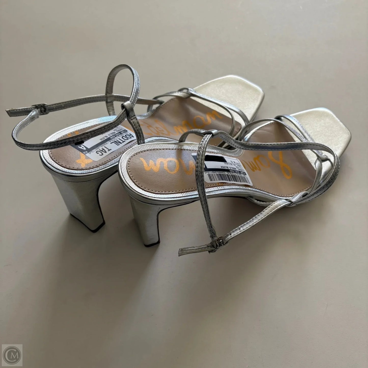 Shoes Heels Block By Sam Edelman In Silver, Size: 9.5