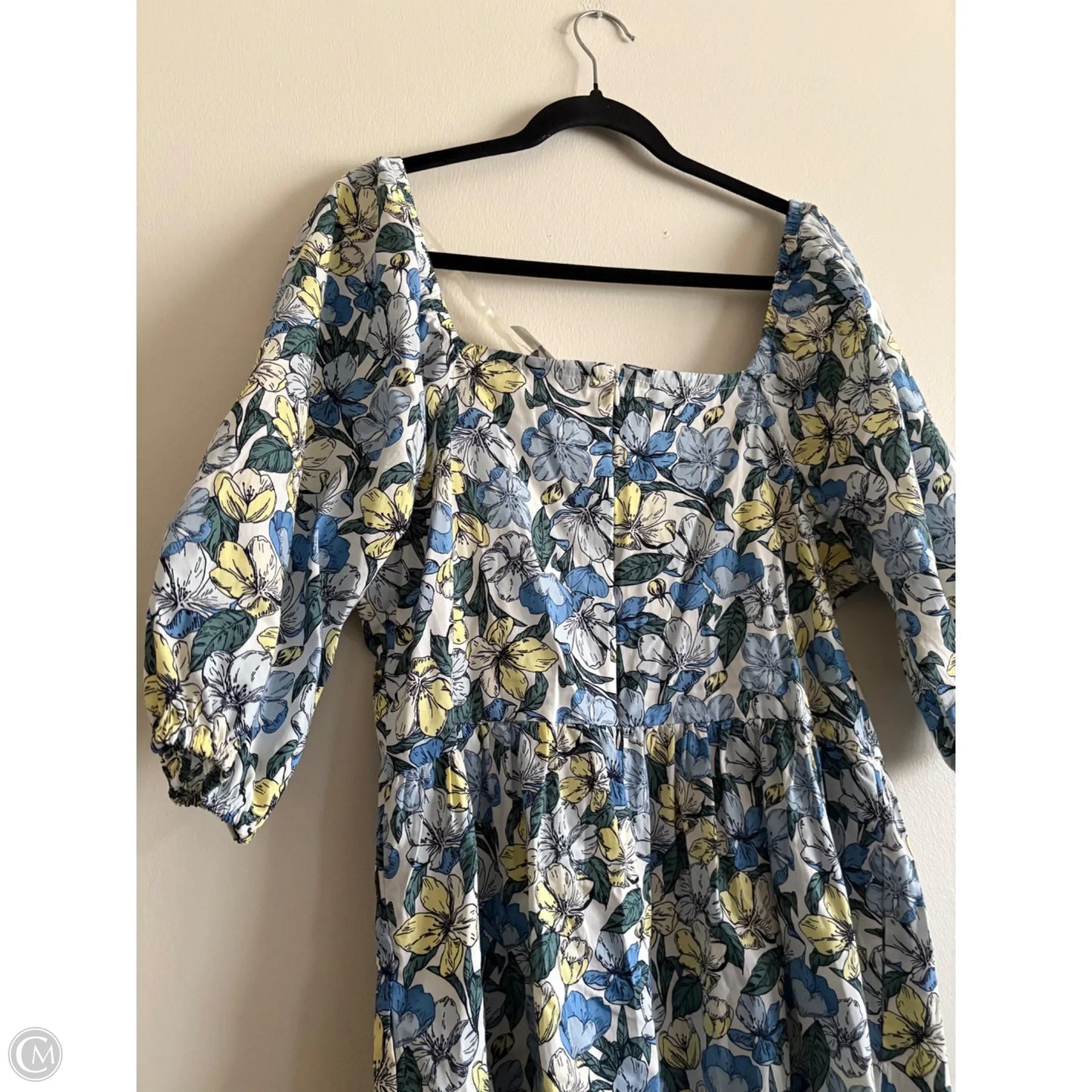 Dress Casual Midi By Cato In Floral Print, Size: Xl
