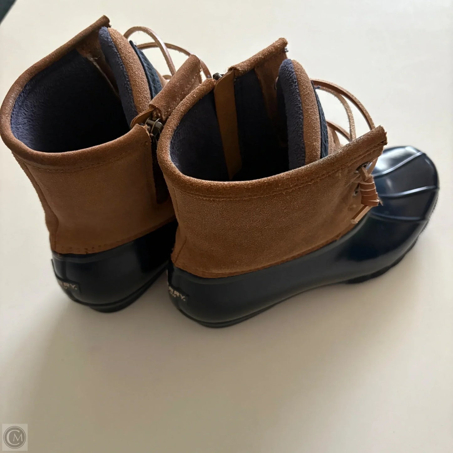 Boots Ankle Flats By Sperry In Blue, Size: 9