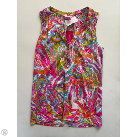 Tank Top Designer By Lilly Pulitzer In Multi-colored, Size: Xs