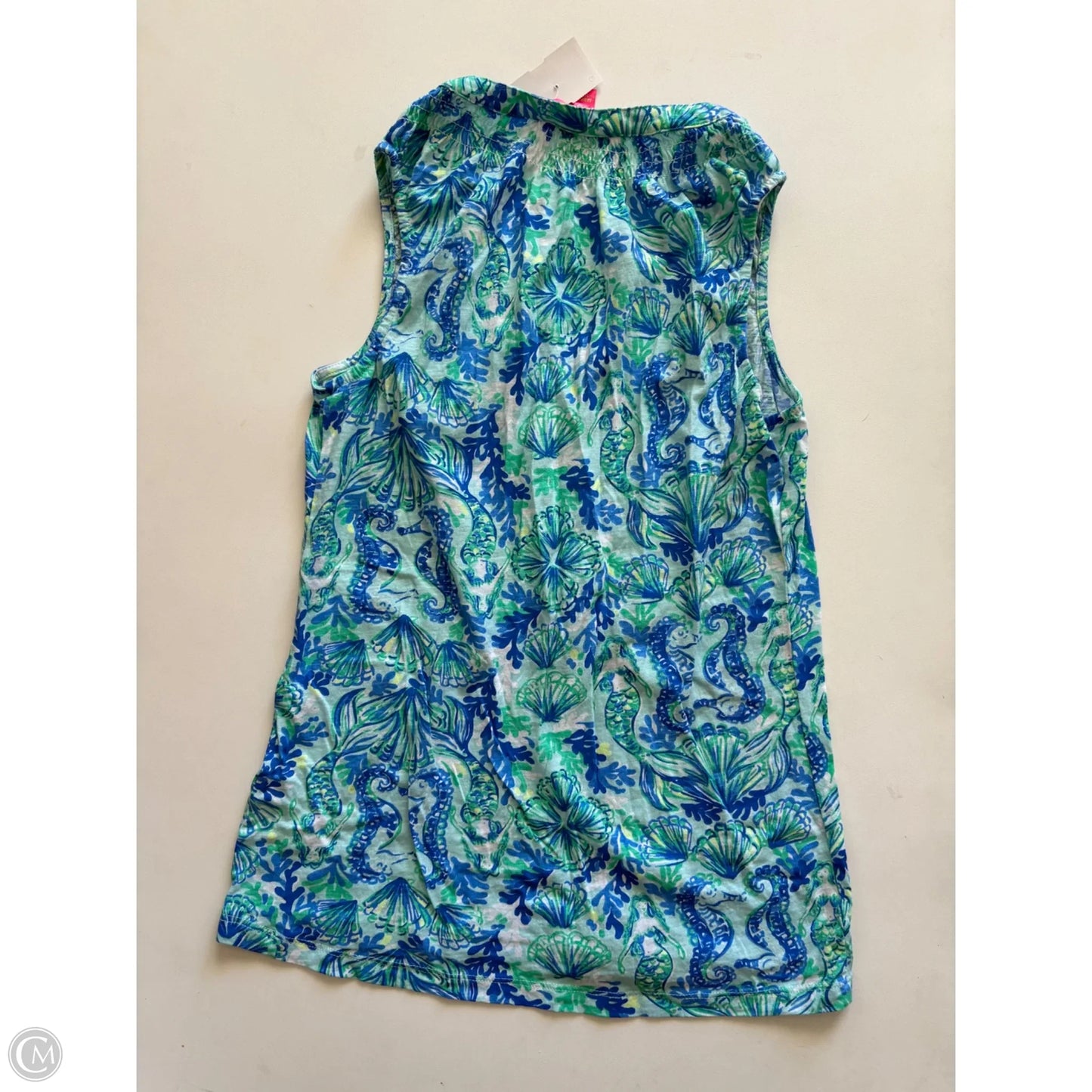 Tank Top Designer By Lilly Pulitzer In Blue, Size: Xs