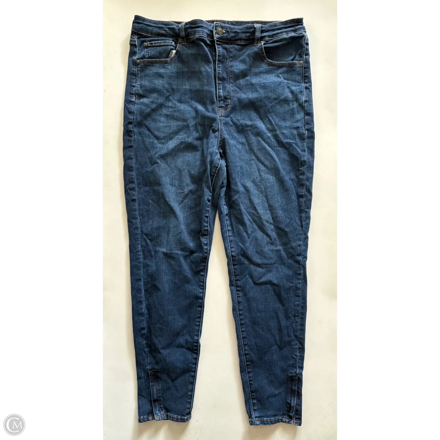 Jeans Skinny By American Eagle In Blue, Size: 18