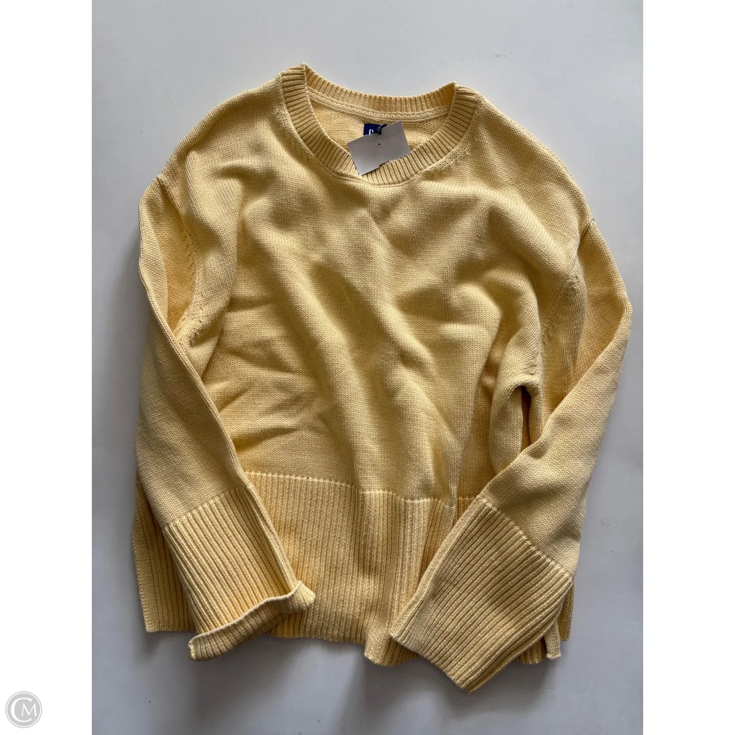 Sweater By Gap In Yellow, Size: S