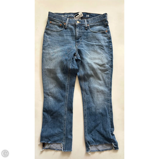 Jeans Flared By J. Crew In Blue, Size: 6
