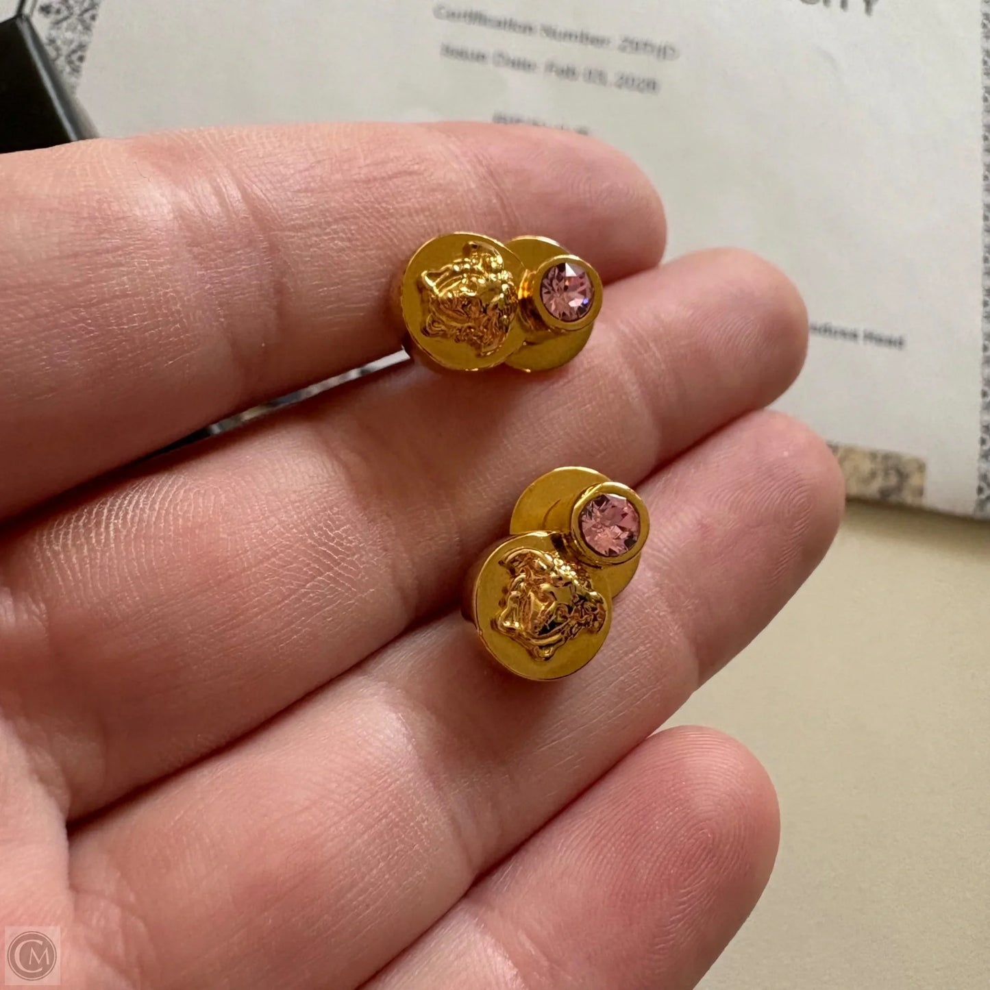 Earrings Luxury Designer By Versace