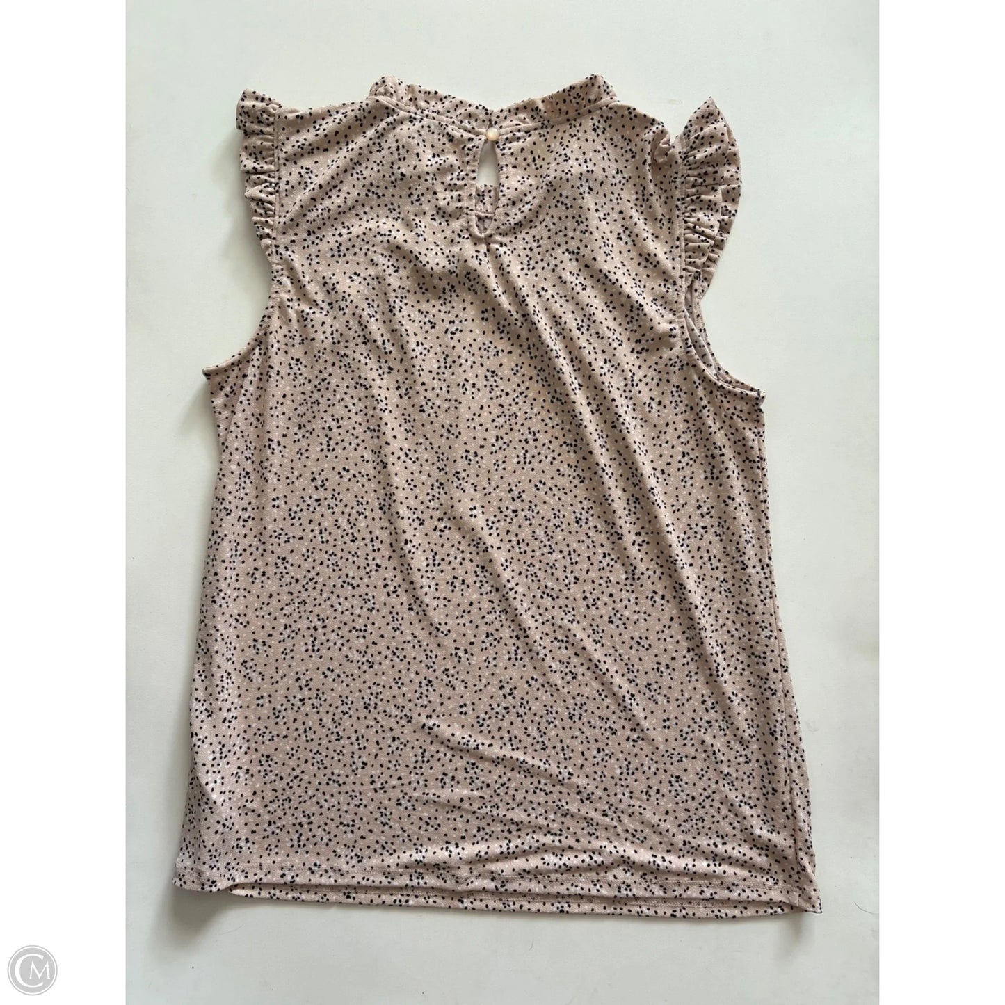 Top Sleeveless By Adrianna Papell In Cream, Size: M