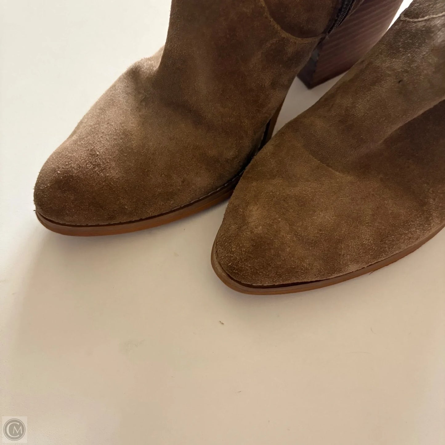 Boots Ankle Heels By Treasure And Bond In Brown, Size: 8.5
