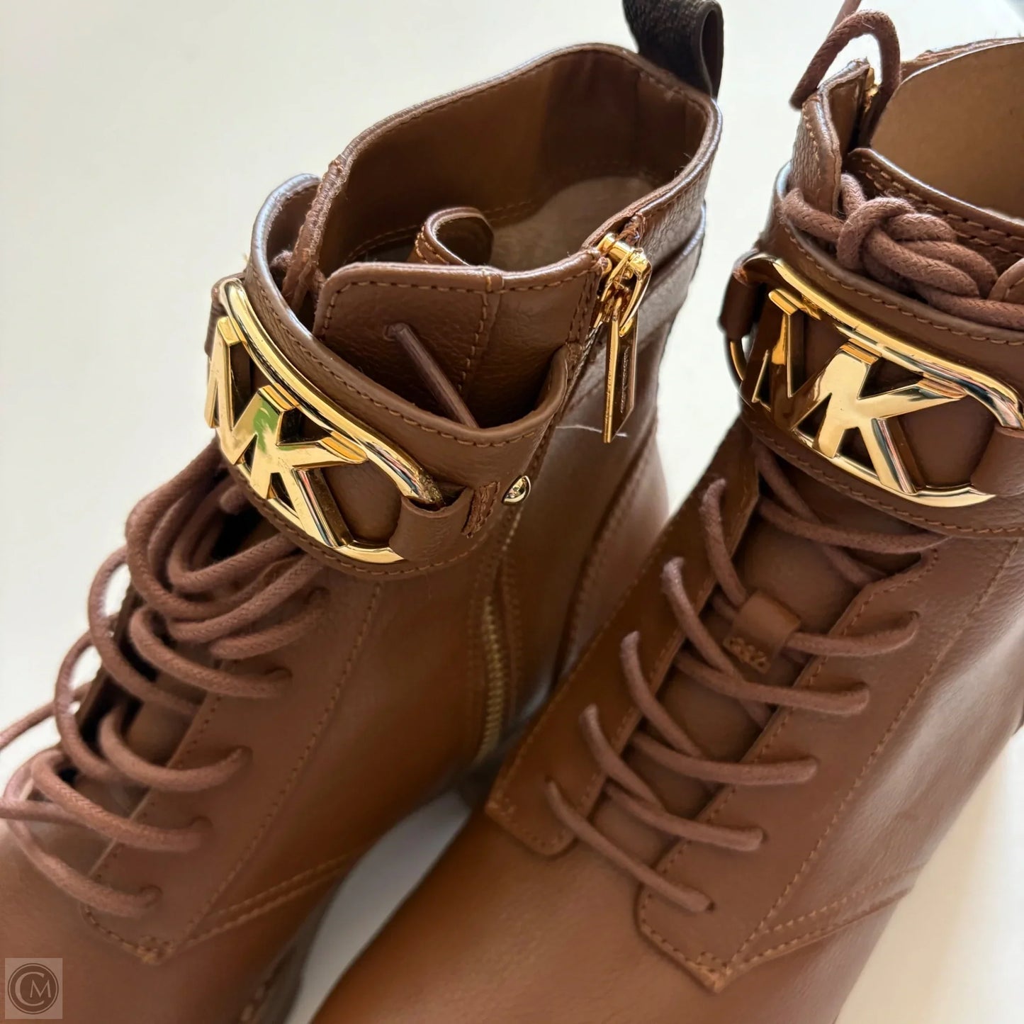 Boots Designer By Michael Kors In Brown, Size: 7