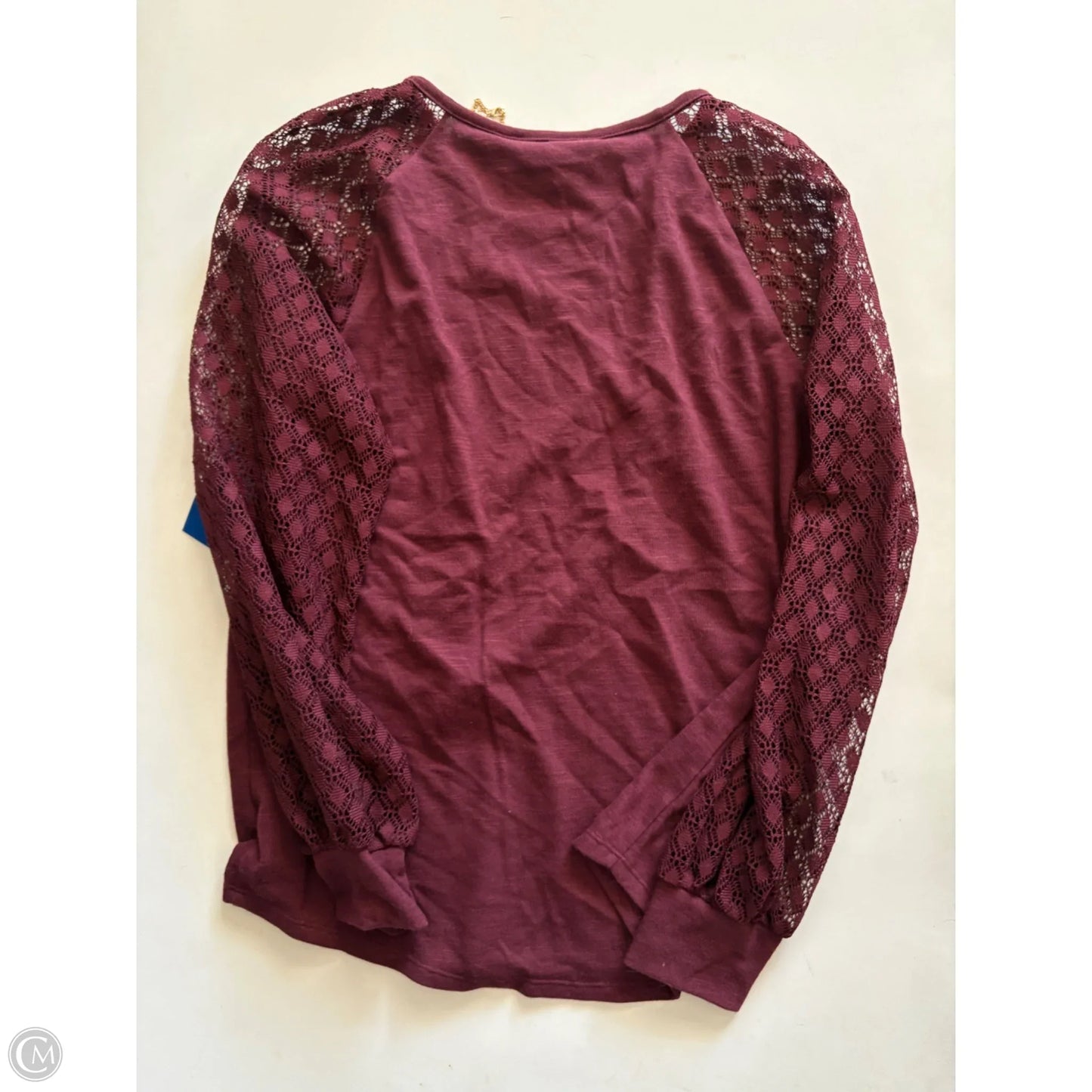Sweater By Apt 9 In Maroon, Size: S