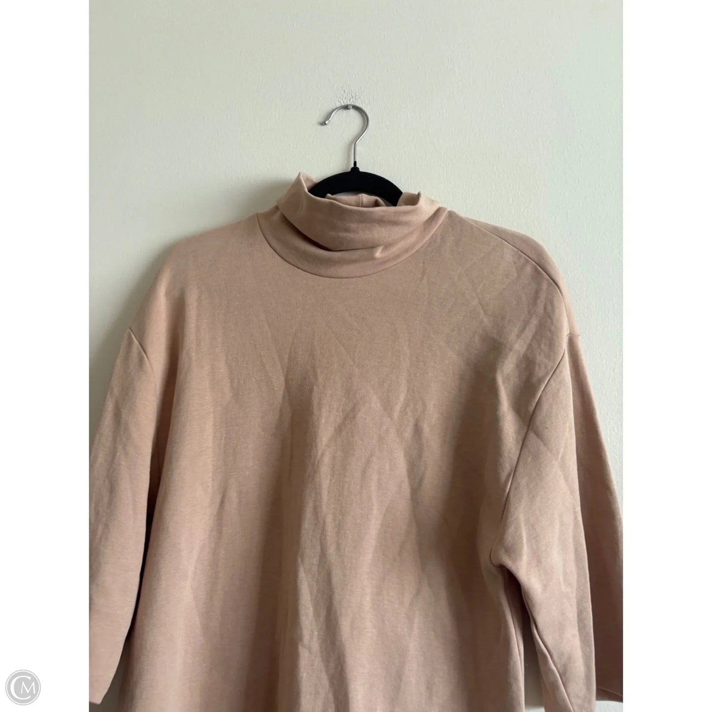 Dress Casual Midi By Zara In Tan, Size: M