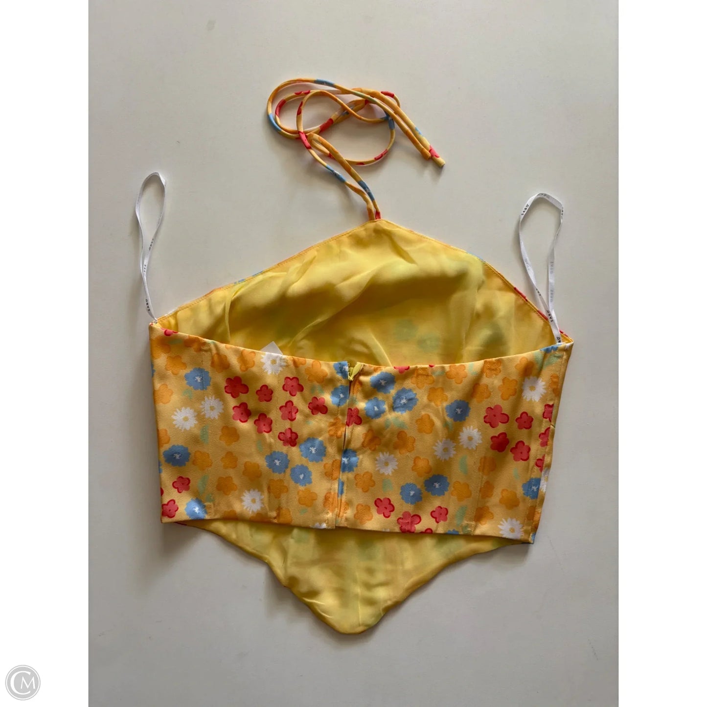 Top 2pc Short Sleeve By Sabo In Yellow, Size: M