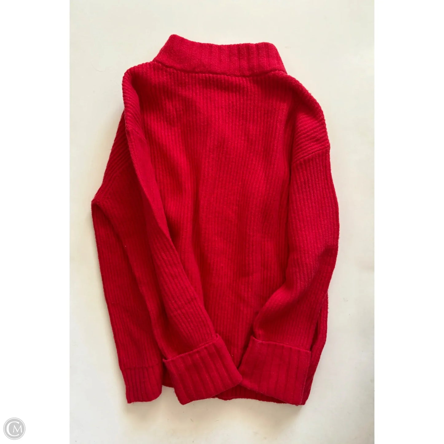 Sweater By Talbots In Red, Size: M