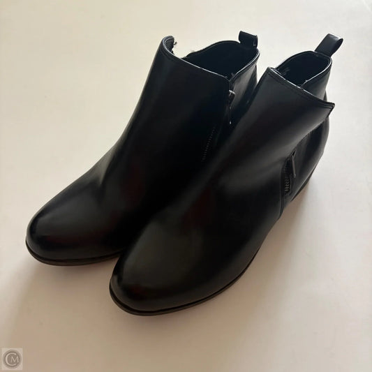 Boots Ankle Heels By Dunes In Black, Size: 9.5