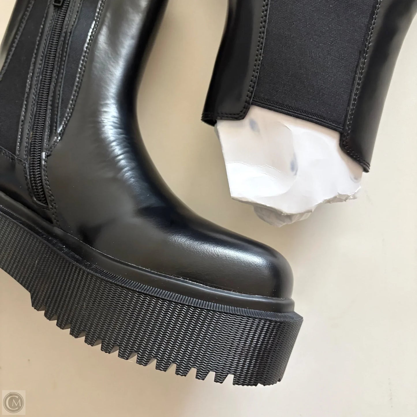 Boots Ankle Heels By Jeffrey Campbell In Black, Size: 8.5