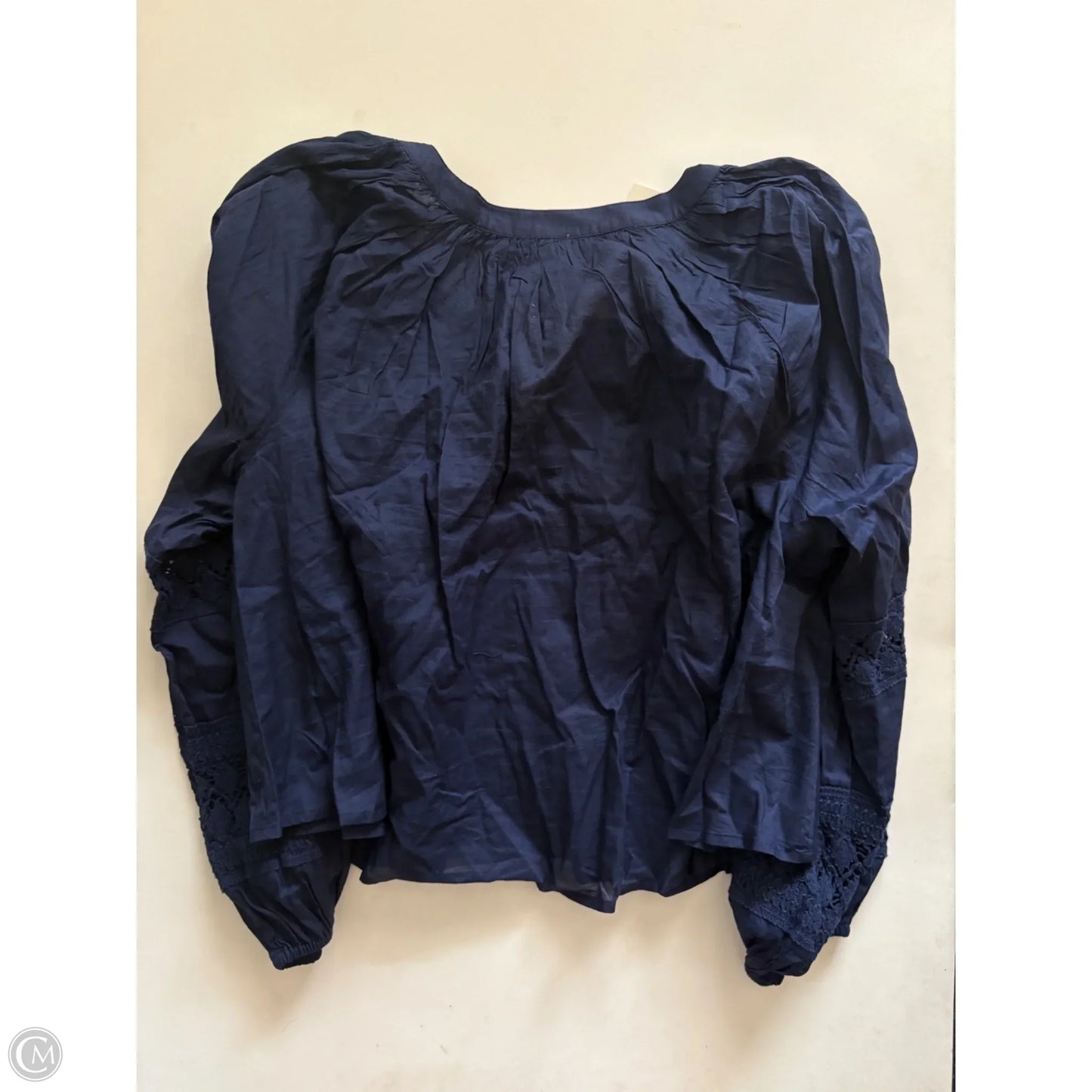 Top Long Sleeve By Aerie In Navy, Size: Xs