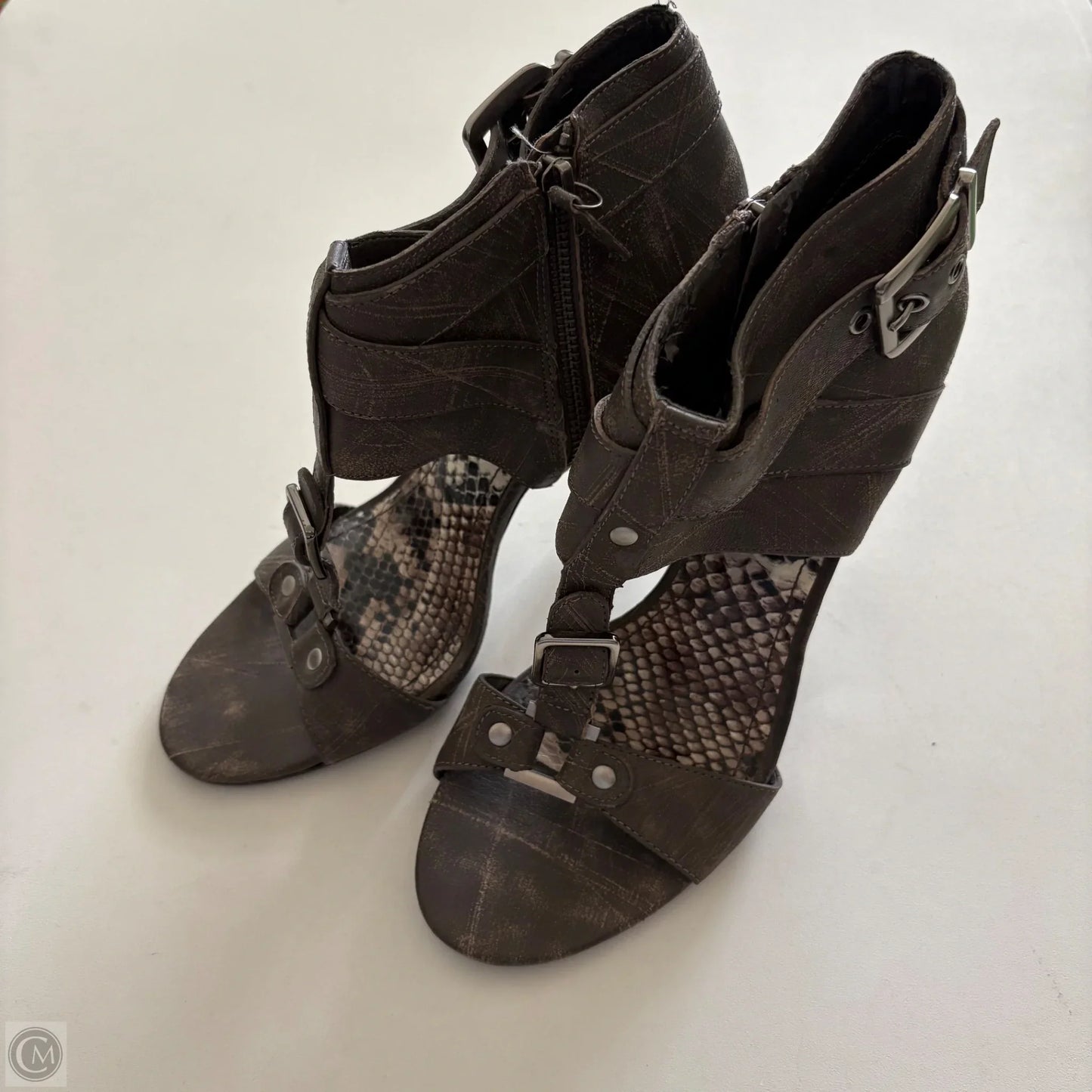 Shoes Heels Block By Gianni Bini In Brown, Size: 8
