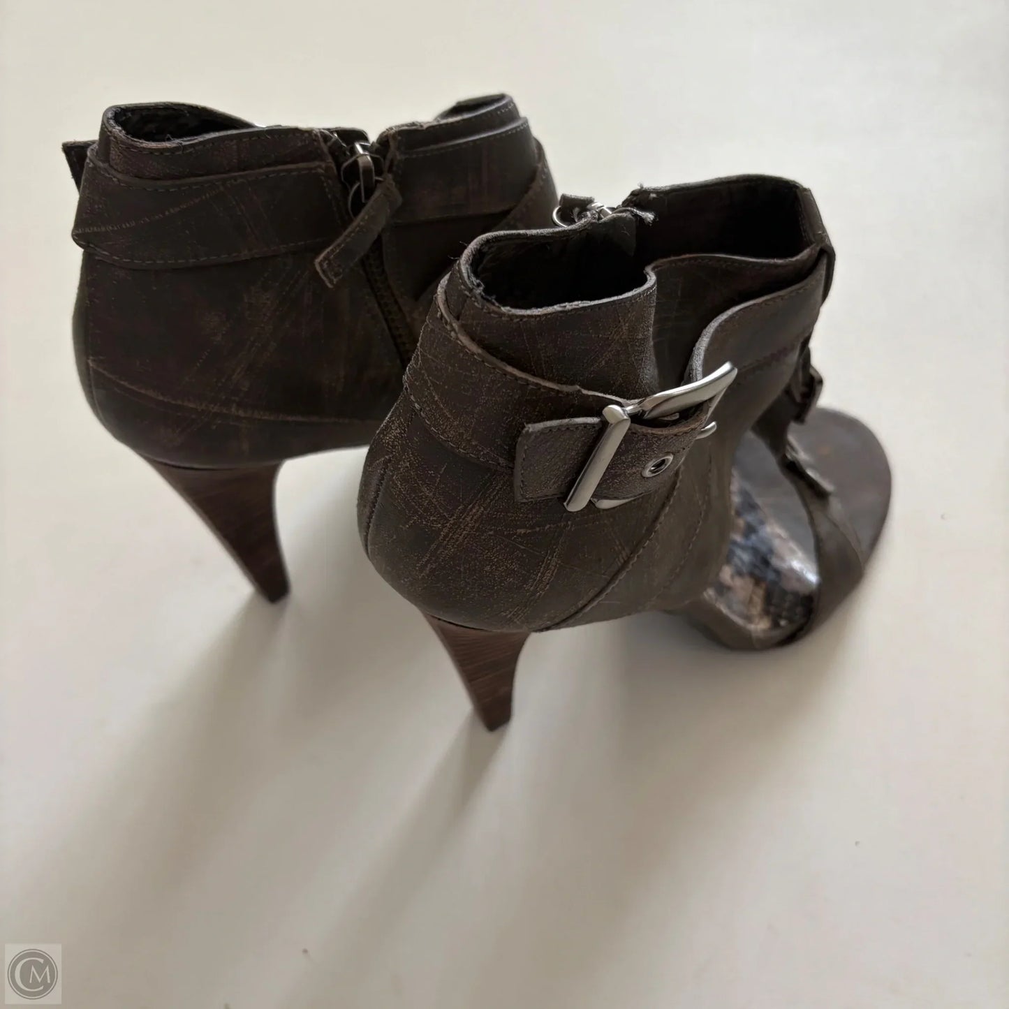 Shoes Heels Block By Gianni Bini In Brown, Size: 8