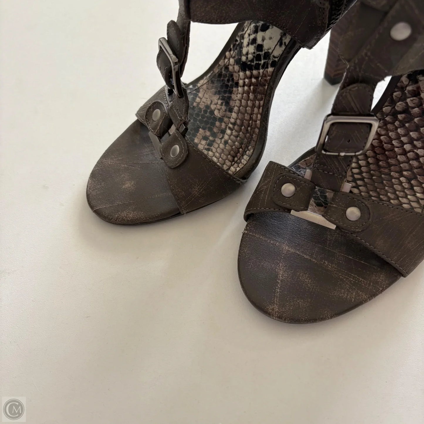 Shoes Heels Block By Gianni Bini In Brown, Size: 8