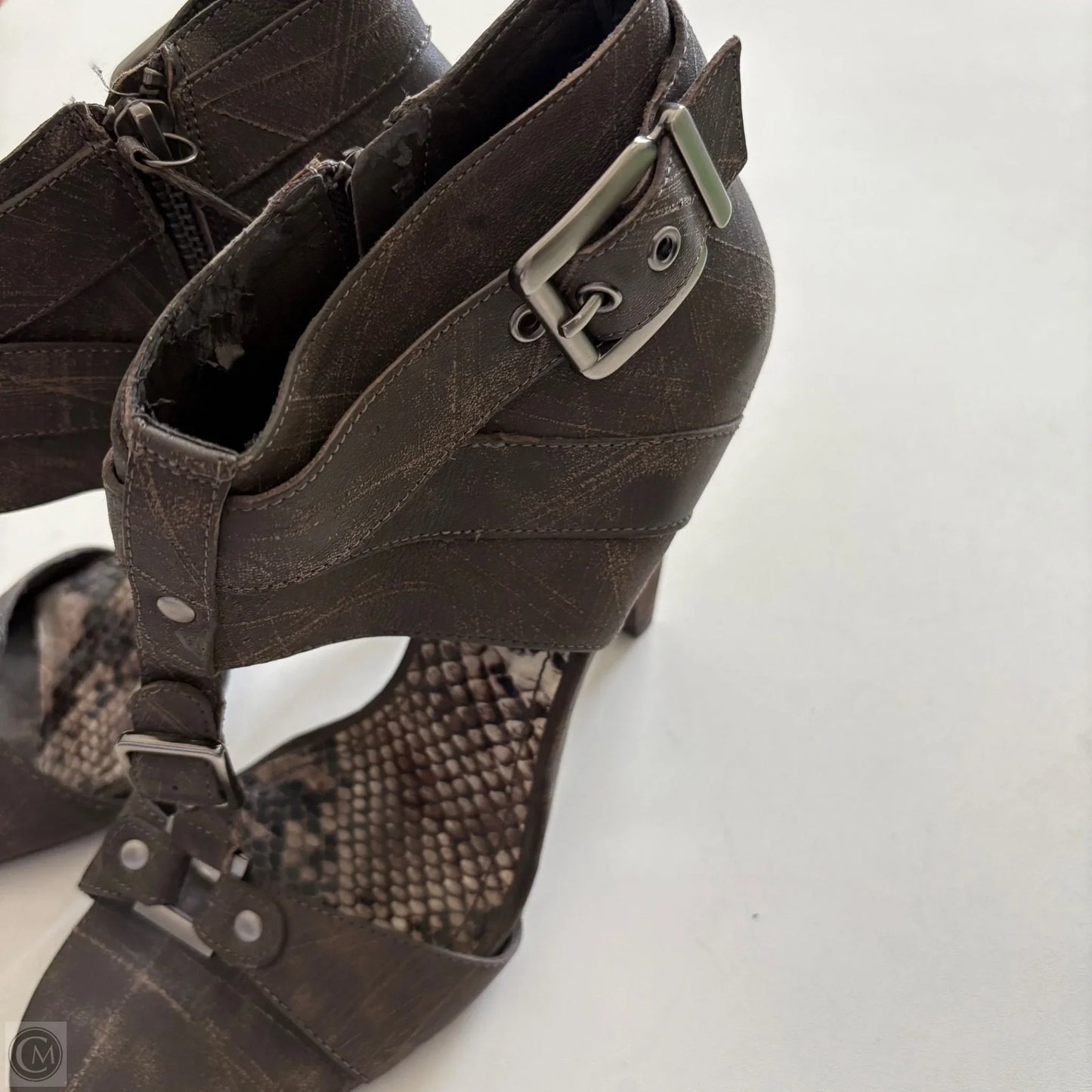 Shoes Heels Block By Gianni Bini In Brown, Size: 8