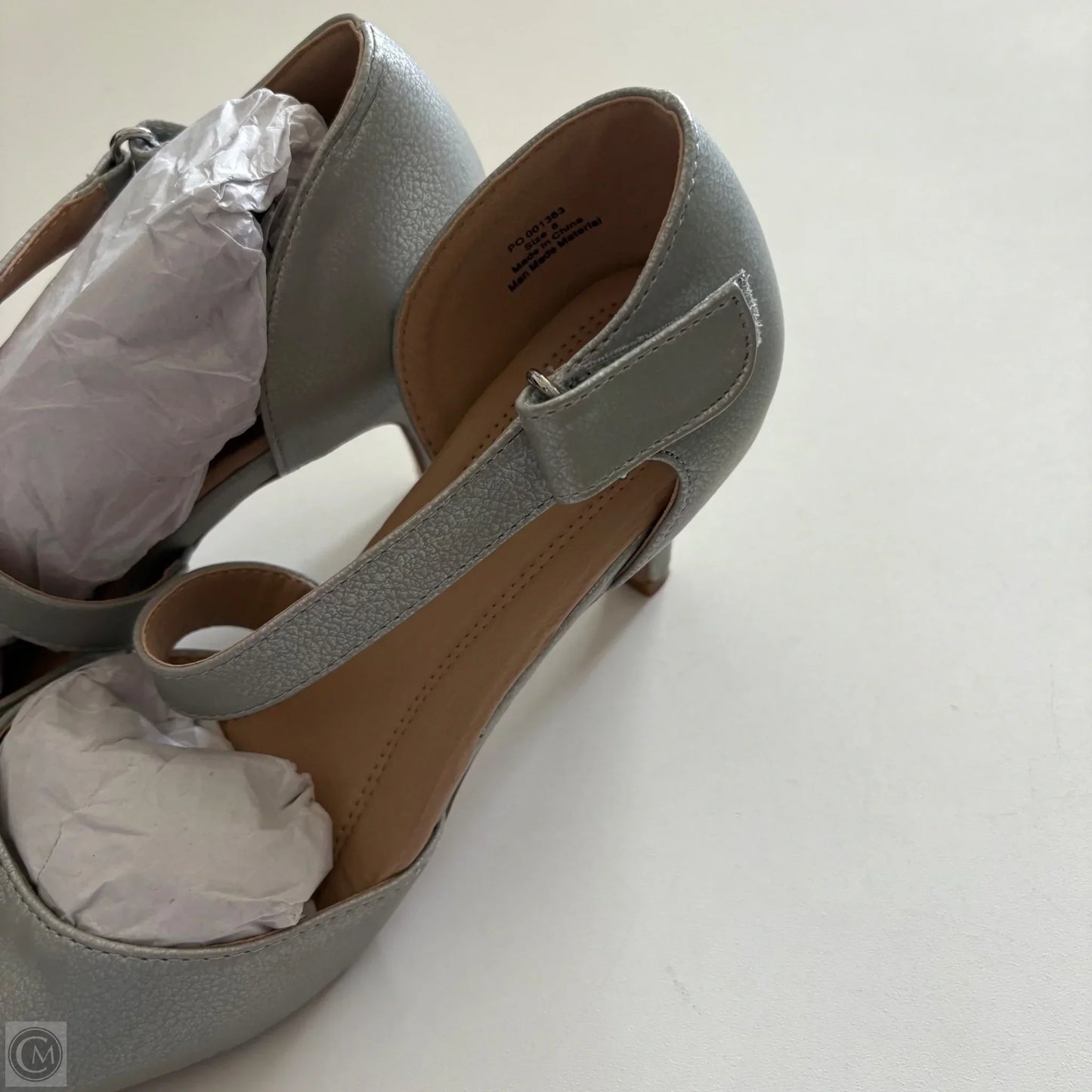 Shoes Heels Block By Cato In Silver, Size: 8