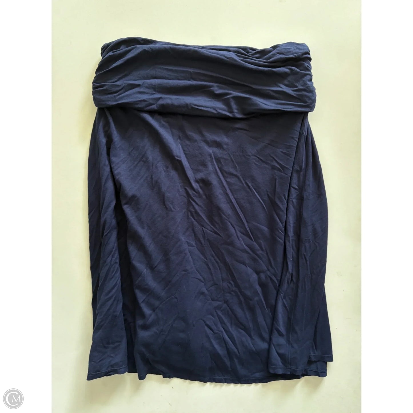 Skirt Midi By Sophie Max In Navy, Size: L